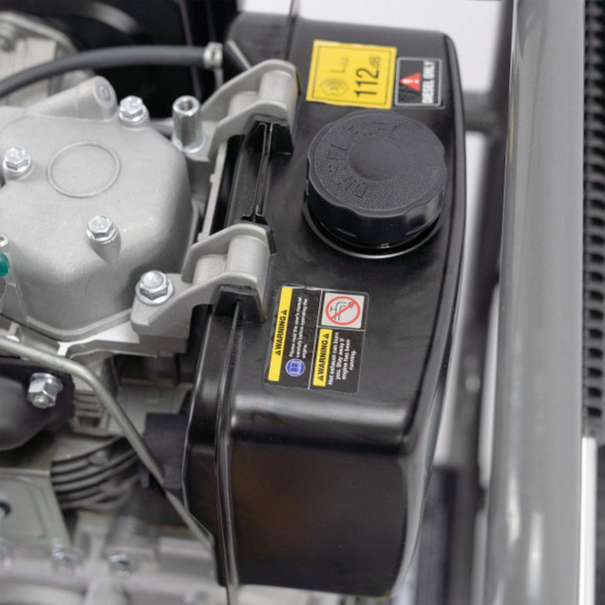 Hyundai HYW4000DE2 4000psi/275 bar Diesel Pressure Washer Annovi Reverberi Triplex Pump 13L/min with 10m Hose