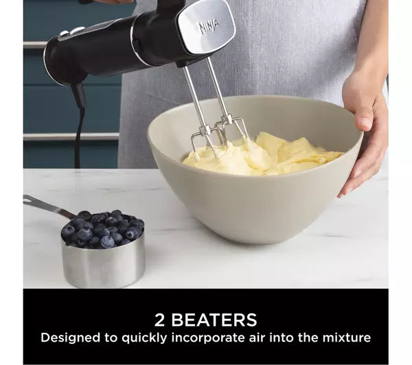 Ninja CI090UK Foodi 2-in-1 Hand Blender & Mixer Black