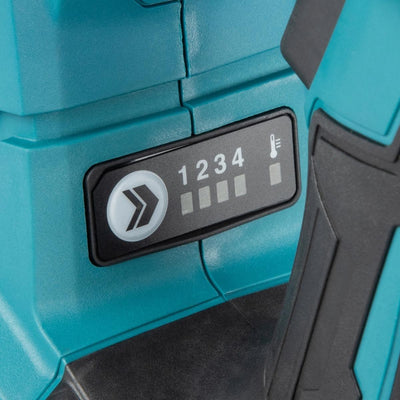 Makita HR011GZ03 40V Max XGT Brushless SDS-Plus Rotary Hammer Drill with 1 x 5.0Ah Battery, Charger, Dust Collector & Case