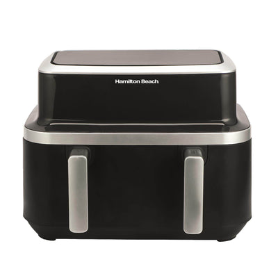 Hamilton Beach HB700VCGS - Black 9L Dual Air Fryer - Dual Zone with Vision Window