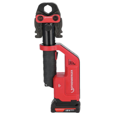 Rothenberger Romax Compact III AMP Press Machine Set TH16-20-26mm 18V with 1 x 2.0Ah Battery, Charger & Carry Case 1000004424