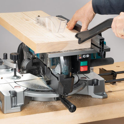 Makita LH001GZ 40V Max XGT Brushless 260mm Table Top Mitre Saw with 2 x 5.0Ah Battery & Charger