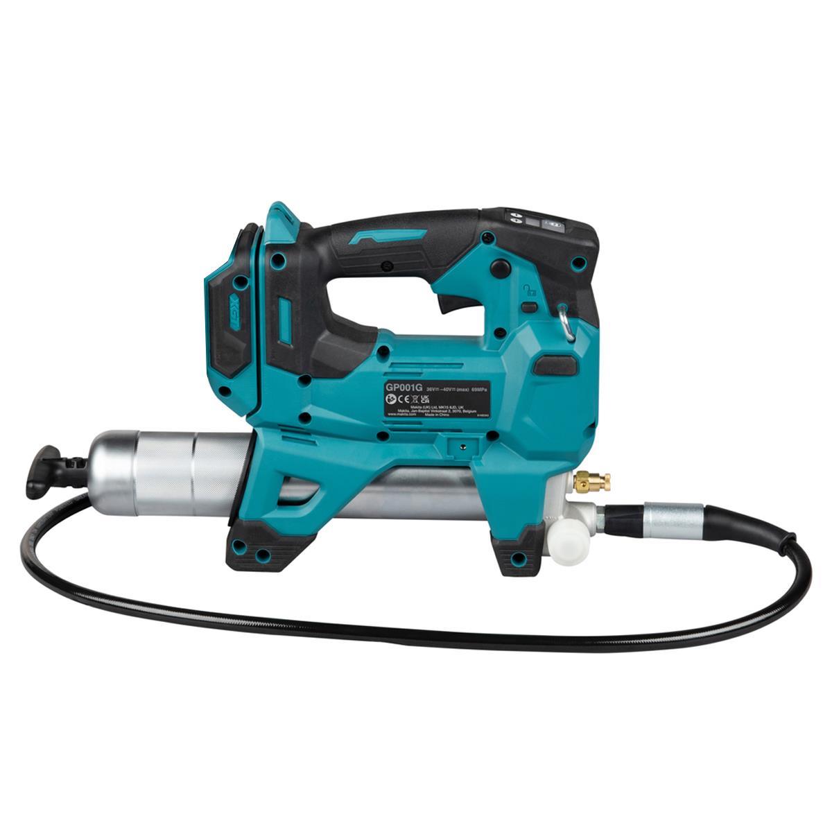 Makita GP001GZ 40V Max XGT Grease Gun with 2 x 5.0Ah Battery & Charger