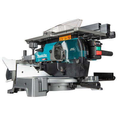 Makita LH001GZ 40V Max XGT Brushless 260mm Table Top Mitre Saw with 2 x 5.0Ah Battery & Charger