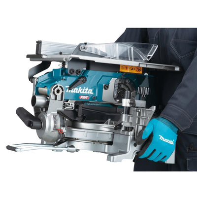 Makita LH001GZ 40V Max XGT Brushless 260mm Table Top Mitre Saw with 1 x 4.0Ah Battery & Charger