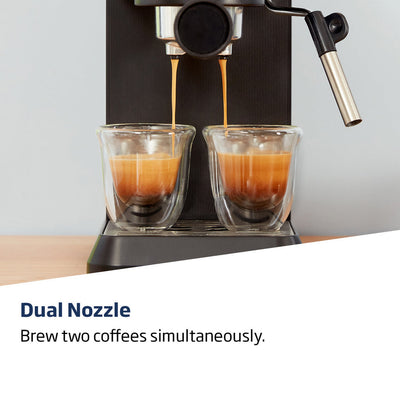 Beko CEP5302B CaffeExperto Manual Espresso Coffee Machine with Steam Wand Black