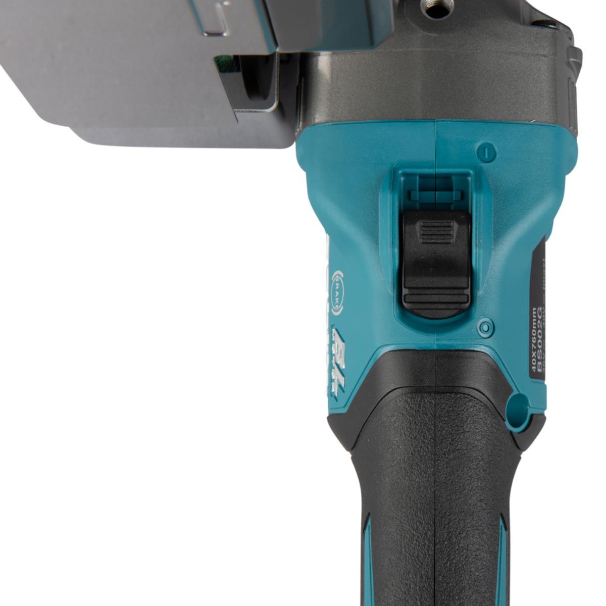 Makita BS002GZ 40V Max XGT Brushless Pipe Belt Sander with 2 x 5.0Ah Battery & Charger