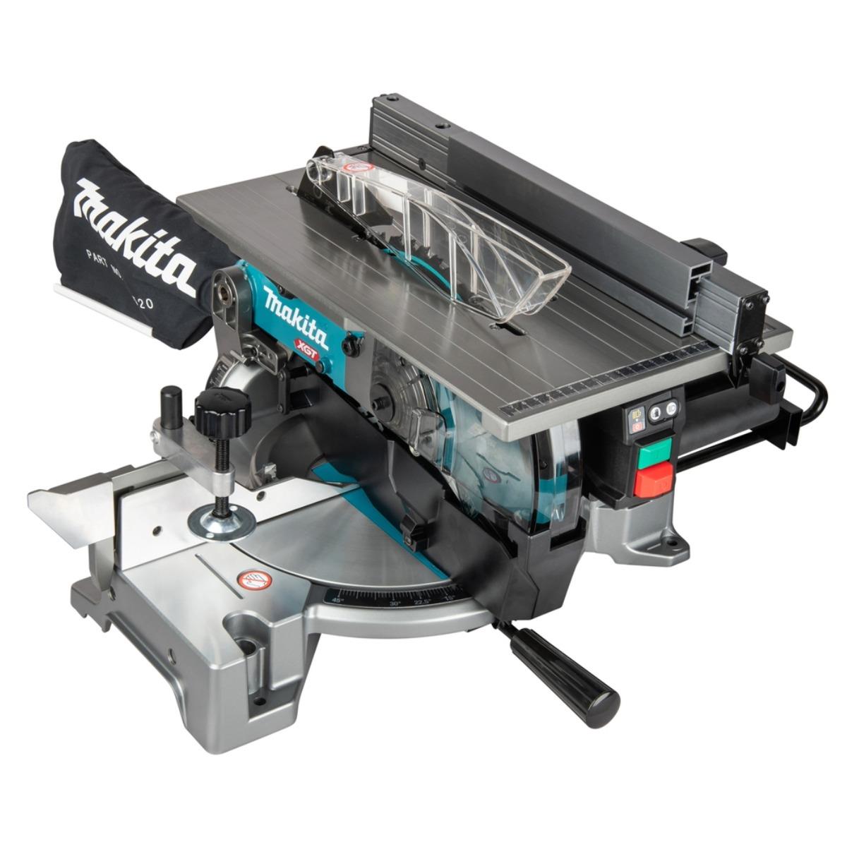 Makita LH001GZ 40V Max XGT Brushless 260mm Table Top Mitre Saw with 1 x 5.0Ah Battery & Charger