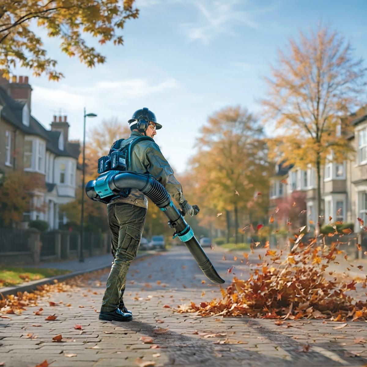 Makita UB004GZ 40V Max XGT Brushless Backpack Leaf Blower with 2 x 4.0Ah Battery & Charger