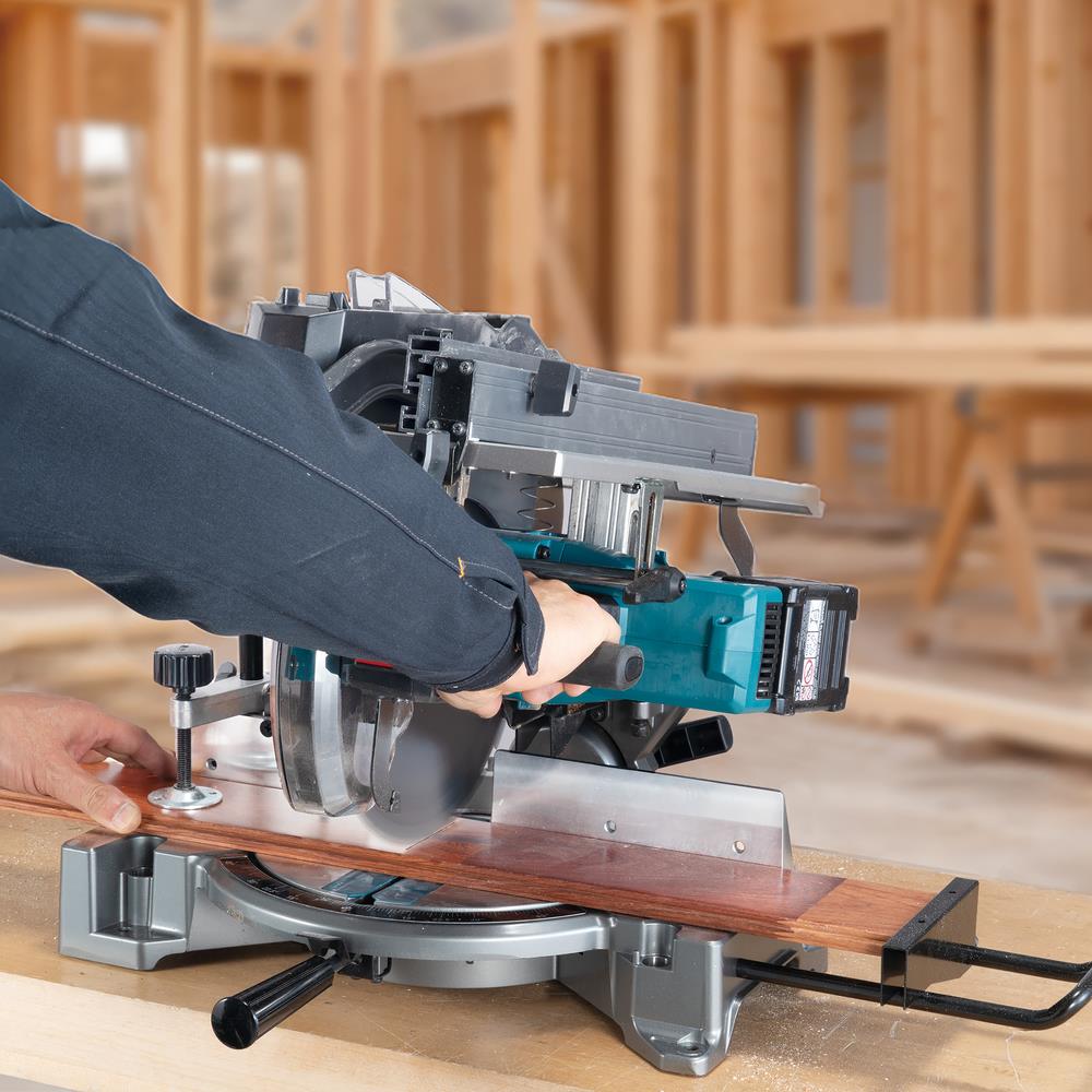 Makita LH001GZ 40V Max XGT Brushless 260mm Table Top Mitre Saw with 2 x 4.0Ah Battery & Charger