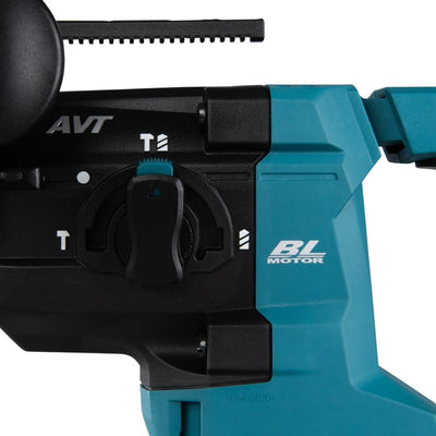 Makita HR010GZ 40V Max XGT Brushless SDS-PLUS Rotary Hammer Drill with 2 x 4.0Ah Battery Charger & Bag