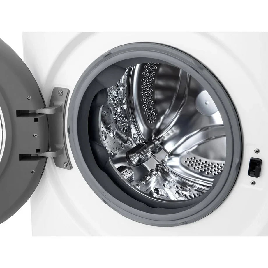LG F4Y510WBLN1 10kg Steam 1400 Spin Freestanding Front Load Washing Machine White - A Rated