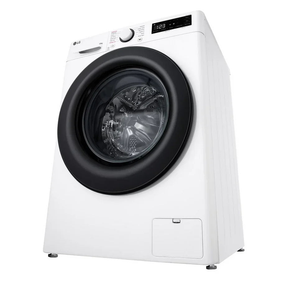 LG F4Y510WBLN1 10kg Steam 1400 Spin Freestanding Front Load Washing Machine White - A Rated