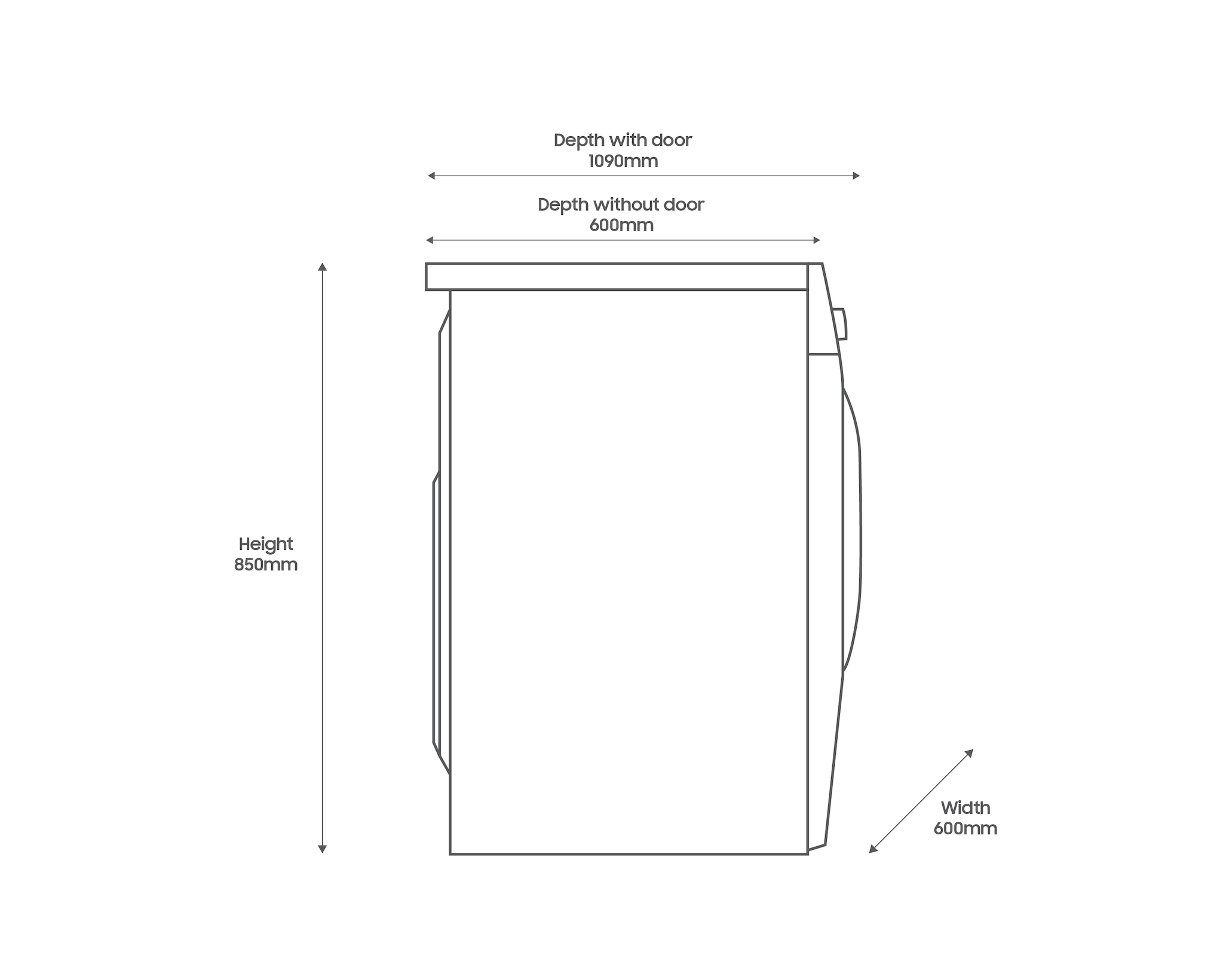 Samsung Series 5 WW11DG5B25ABEU Bespoke AI Front-Load 11 kg 1400 Spin Washing Machine Black